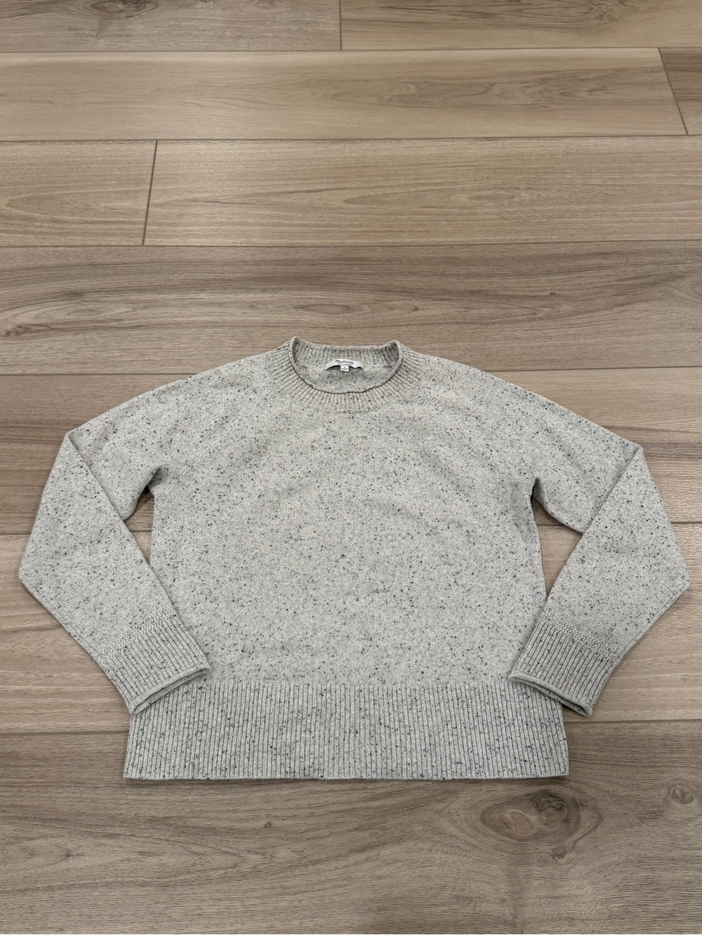 Madewell Womens Gray Speckled 100% Cashmere Size S Small